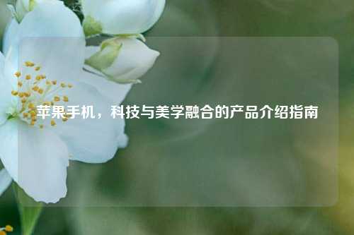 苹果手机,科技与美学融合的产品介绍指南
