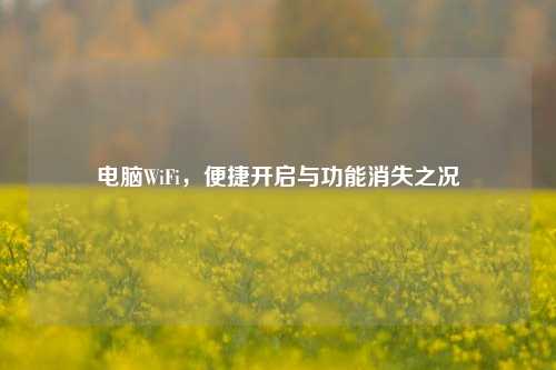 电脑WiFi,便捷开启与功能消失之况