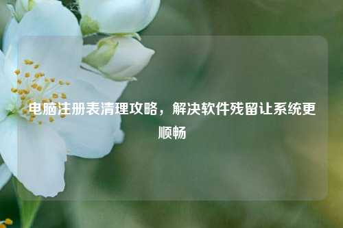 电脑注册表清理攻略,解决软件残留让系统更顺畅
