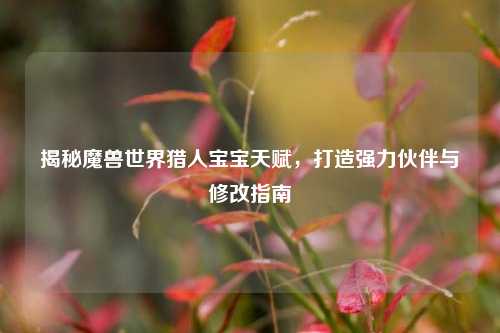 揭秘魔兽世界猎人宝宝天赋，打造强力伙伴与修改指南
